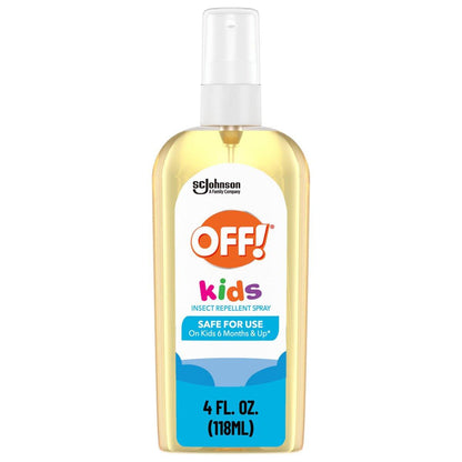 OFF! Kids Mücken- und Zeckenspray, botanisch inspiriert, sicher für Kinder, 118 ml