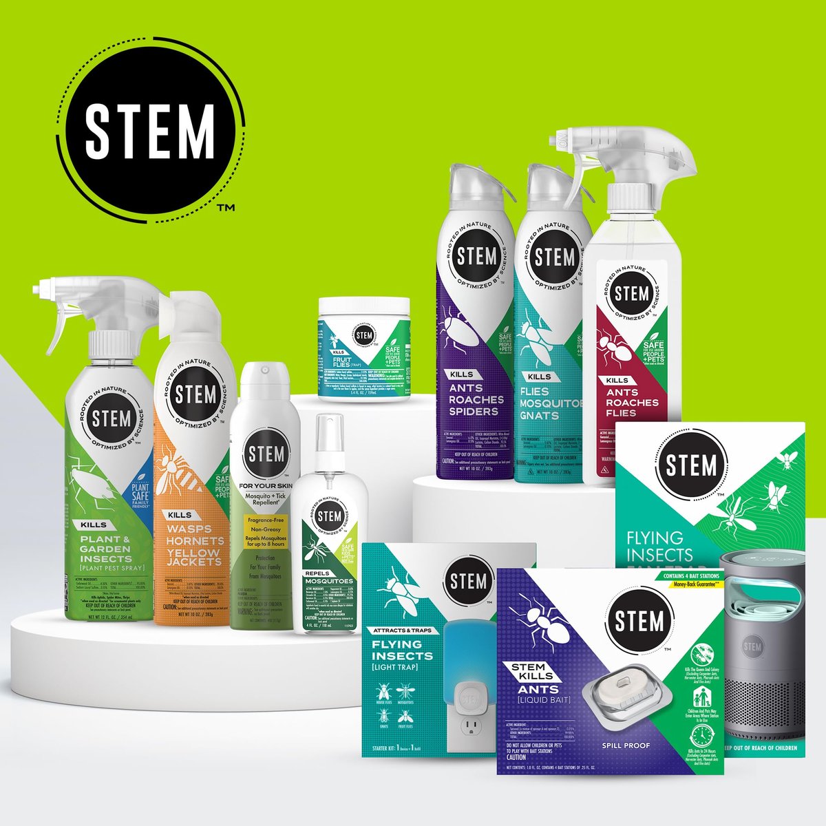 STEM Mückenschutzspray mit pflanzlichen Extrakten – 118 ml (1er-Pack)