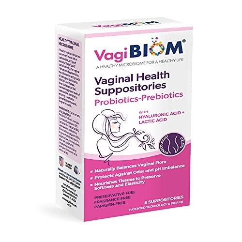VagiBiom Lactobacillus Zäpfchen: Mikrobiom-Flora-Gleichgewicht und Geruchskontrolle; Nährt und pflegt gesunde Flora; Parabenfrei, konservierungsmittelfrei