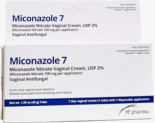 h2 pharma Miconazol 7 - Miconazol-Nitrat Creme, USP 2%, 45 g Tube