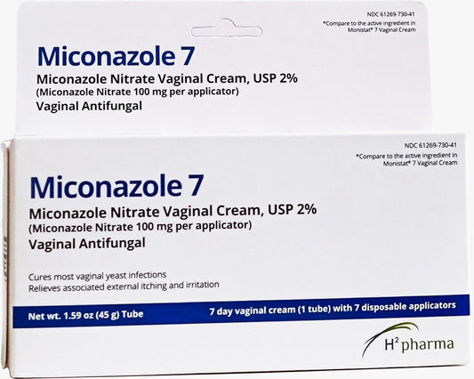 h2 pharma Miconazol 7 - Miconazol-Nitrat Creme, USP 2%, 45 g Tube