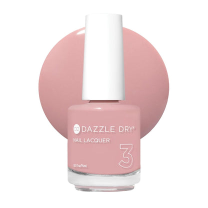 Dazzle Dry Nagellack (Schritt 3) - Less is Mauve - Ein deckender, zarter, errötender Mauve-Ton (15 ml)