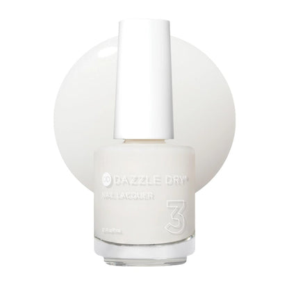 Dazzle Dry Nagellack (Schritt 3) – Fine China – Ein schlichter, milchiger Weißton – Sauber und elegant (0,5 fl oz)