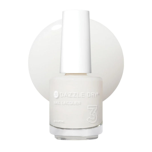 Dazzle Dry Nagellack (Schritt 3) – Fine China – Ein schlichter, milchiger Weißton – Sauber und elegant (0,5 fl oz)