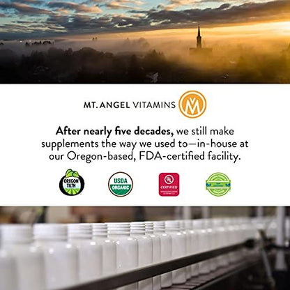 Mt. Angel Vitamins Flüssiges Vitamin D3 mit K2 Tropfen – 5000 IE D3 Trans MK7 K2 – Vegan, Non-GMO, Glutenfrei – Knochen-, Herz- und Immununterstützung – für Erwachsene, Kinder & Kleinkinder | 60 ml