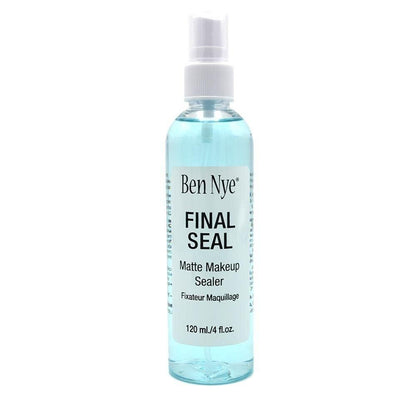 Ben Nye Final Seal Setting Spray – 118 ml (4 Fl Oz) – Langanhaltendes Make-up Fixierspray in Blau