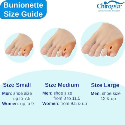 Chiroplax Schneiderballen-Korrekturpads – Beige, Große Größe (4 Stück) – Schmerzlinderung für den kleinen Zeh
