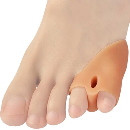 Chiroplax Schneiderballen-Korrekturpads – Beige, Große Größe (4 Stück) – Schmerzlinderung für den kleinen Zeh