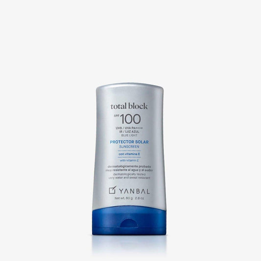 TOTAL BLOCK Sonnencreme SPF100 Blaulicht RSF 99% Hoher Schutz von Yanbal