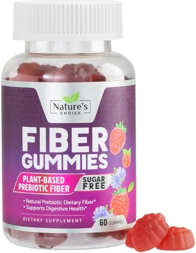 Ballaststoff-Gummis für Erwachsene – Zuckerfreie lösliche Ballaststoffe mit 4 g pro Portion – Präbiotische Unterstützung für Verdauung und Regelmäßigkeit – 60 Gummis