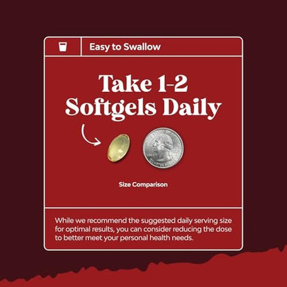 Isländisches Wildfang-Dorschleberöl Softgels – Omega-3-Fischöl mit EPA, DHA, Vitamin D & A, 1000 mg pro Portion – Burpless Kapseln für Herz-, Gelenk-, Gehirn- und Immununterstützung – 100 Stück
