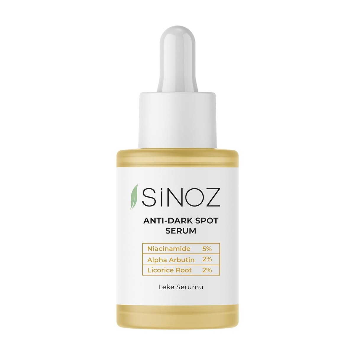 Sinoz Anti-Dark Spot Arbutin Skin Serum | Niacinamid 5% + Alpha Arbutin 2% | Verblasst dunkle Flecken & hellt ungleichmäßigen Hautton auf | Leicht & schnell einziehend | 30 ml