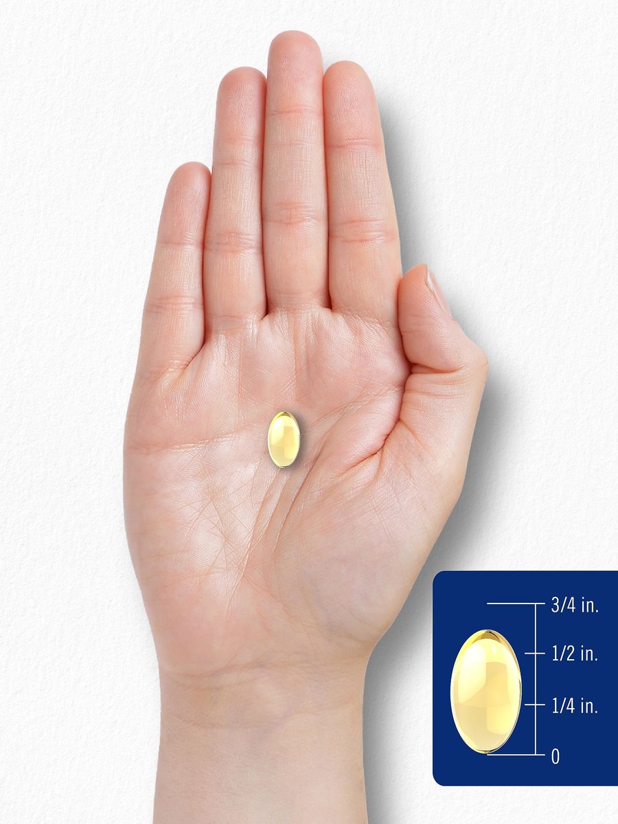 Carlyle Mini Fischöl Weichkapseln | 2010 mg | 200 Omega-3 Kapseln | mit EPA & DHA | Non-GMO & Glutenfrei