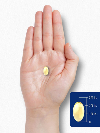 Carlyle Mini Fischöl Weichkapseln | 2010 mg | 200 Omega-3 Kapseln | mit EPA & DHA | Non-GMO & Glutenfrei