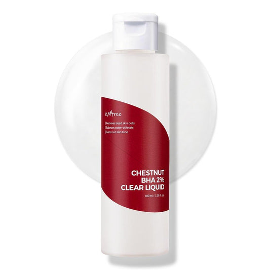 ISNTREE Chestnut BHA 2% Clear Liquid – Mildes Peeling-Toner mit Kastanien- & Salicylsäure für tiefenwirksame Porenpflege, 100 ml