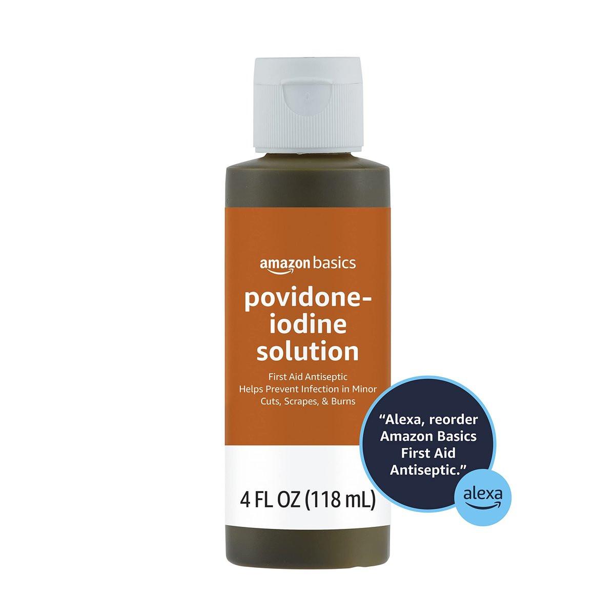 Erste Hilfe Antiseptikum mit 10% Povidon-Iod-Lösung, 118 ml (4 fl oz)