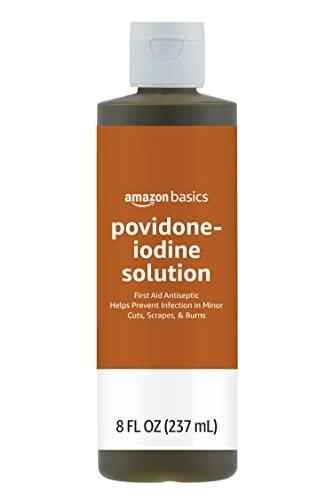 Erste Hilfe Antiseptikum mit 10% Povidon-Iod-Lösung zur Wundreinigung und Infektionsschutz, 8 fl oz (237 ml), 1er-Pack