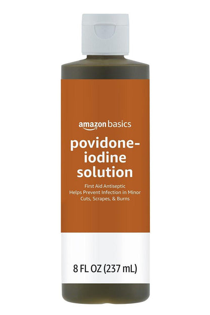 Erste Hilfe Antiseptikum mit 10% Povidon-Iod-Lösung zur Wundreinigung und Infektionsschutz, 8 fl oz (237 ml), 1er-Pack