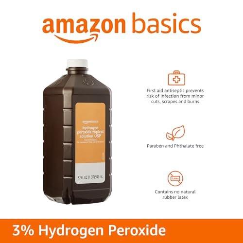 Wasserstoffperoxid Lösung zur Wunddesinfektion, 946 ml (32 fl oz) – Antiseptikum für Schnitte, Schürfwunden und Erste Hilfe