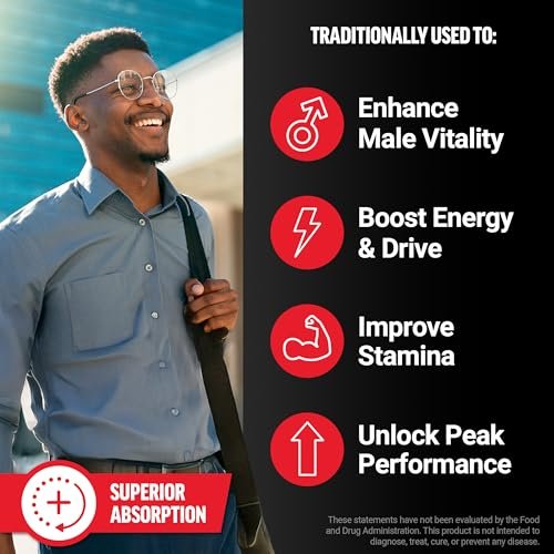 Force Factor Horny Goat Weed Gummis für Männer – Unterstützung für Antrieb, Vitalität und Leistung mit BioPerine für verbesserte Aufnahme, Epimedium-Extrakt, Passionsbeere, 90 Gummis