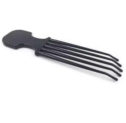 Coiffure Extensions CE Kopfhautkratzer - Taschenkamm für juckende Kopfhaut, schwarz, Kunststoff