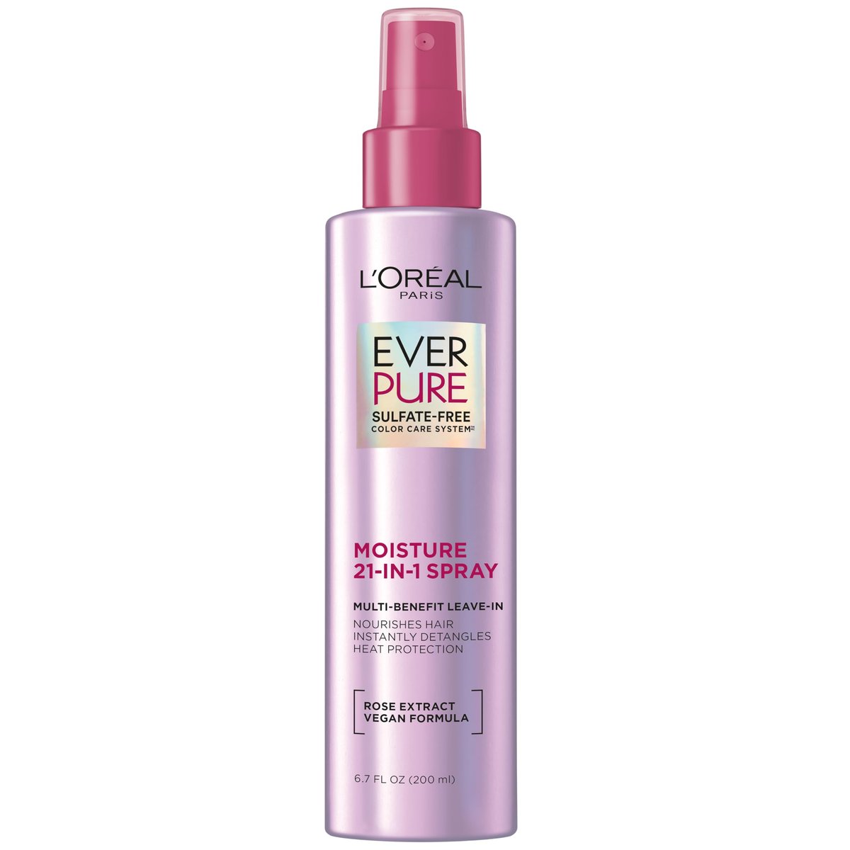 L'Oréal Paris EverPure 21-in-1 Leave-In Conditioner Spray – Sulfatfrei, Vegan, 200 ml