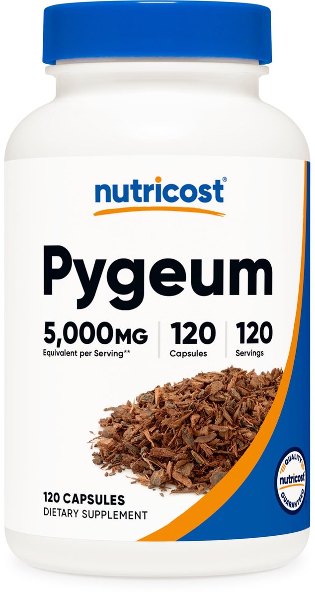 Nutricost Pygeum Extrakt 120 Kapseln – 120 Portionen pro Flasche – Vegan, GVO-frei und glutenfrei
