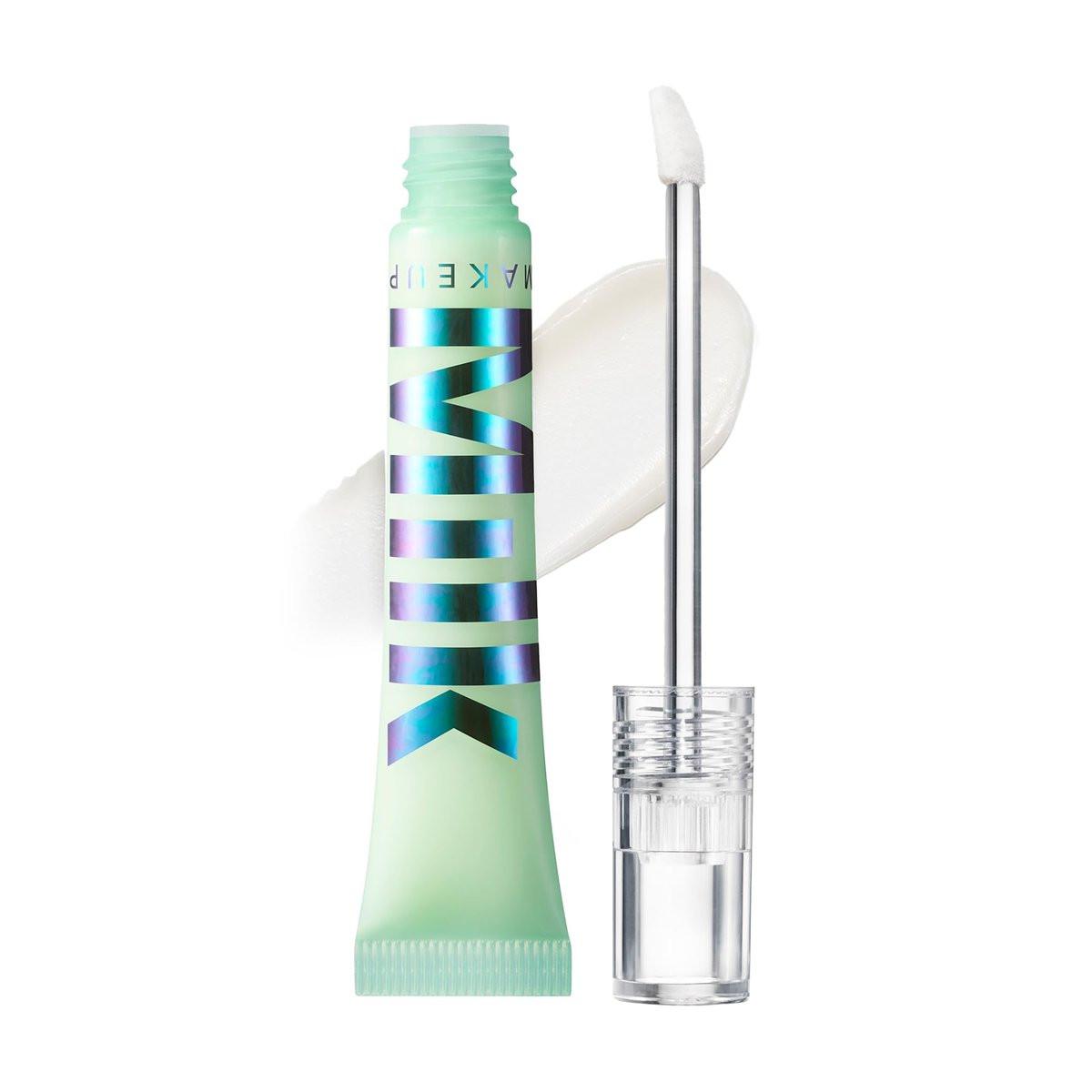 Milk Makeup Hydro Grip Eye Primer mit Hyaluronsäure – Klarer Primer für Lidschatten und Augenringe – Fixiert Make-up, hydratisiert und glättet die Haut für faltenfreien, langanhaltenden Halt – 0,29 oz