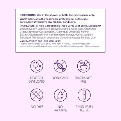 Love Wellness pH-Balance-Reiniger | Femininwaschgel | Duftfrei | Intimwaschgel für ausgeglichenen pH-Wert, Intimhygiene & Gesundheit | Nicht reizend mit Aloe Vera für empfindliche Haut | 150 ml