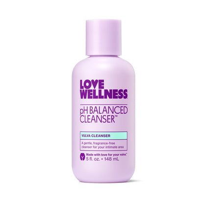 Love Wellness pH-Balance-Reiniger | Femininwaschgel | Duftfrei | Intimwaschgel für ausgeglichenen pH-Wert, Intimhygiene & Gesundheit | Nicht reizend mit Aloe Vera für empfindliche Haut | 150 ml