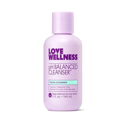 Love Wellness pH-Balance-Reiniger | Femininwaschgel | Duftfrei | Intimwaschgel für ausgeglichenen pH-Wert, Intimhygiene & Gesundheit | Nicht reizend mit Aloe Vera für empfindliche Haut | 150 ml