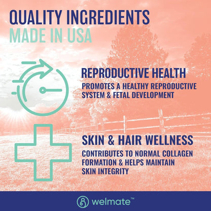 WELMATE Zinksulfat 220 mg (50 mg elementares Zink) Hochdosierte Tabletten, 200 Stück (200-Tage-Vorrat) - Nahrungsergänzungsmittel für das Immunsystem für Männer & Frauen - Haut- & Haargesundheit - Vegetarisch, Glutenfrei