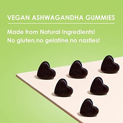 Nature's Key Ashwagandha Gummis, 3000 mg hochdosierter Ashwagandha-Wurzelextrakt mit Vitamin D2, Stress, Ruhe & Kognition, für Männer & Frauen, Erdbeergeschmack (60 Stück)