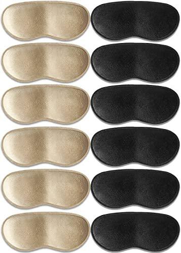 Dr. Foot Ferseneinlagen für Damen und Herren – Selbstklebende Fersenpolster verhindern Rutschen, Reiben, Blasen und Fußschmerzen – verbessert die Passform von Schuhen (Multicolor – 6 Paare)