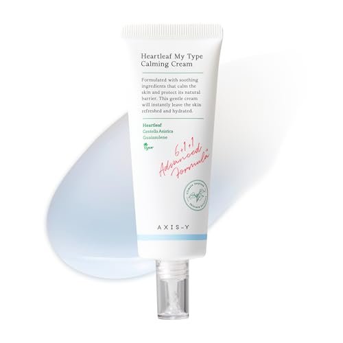 AXIS-Y Heartleaf My Type Calming Cream – Beruhigende Gesichtscreme mit Herzblattextrakt für Rötungen & langanhaltende Feuchtigkeit – Vegane koreanische Hautpflege (60 ml)
