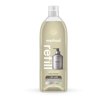 Method Premium Gel Handseife Nachfüllpackung, Veilchen + Lavendel, 34 Unzen, 1 Packung