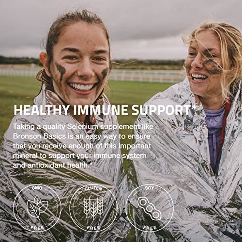 Bronson Selen 200 mcg – Immun- & Antioxidans-Unterstützung, essentielles Mineral, 250 vegane Tabletten