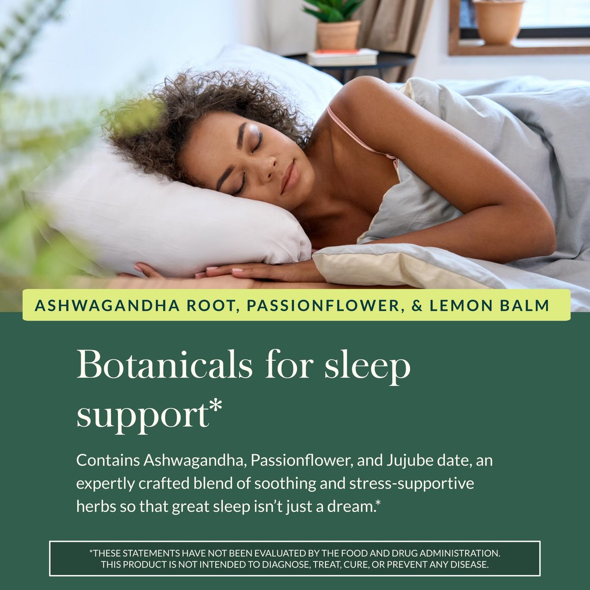 Gaia Herbs Sleep Gummies – Schlafunterstützung* mit Ashwagandha, Reishi-Pilz & Passionsblume – USDA Bio, Nicht-GMO, Glutenfrei – Kirsche-Orange – 40 vegane Gummis (20 Portionen)