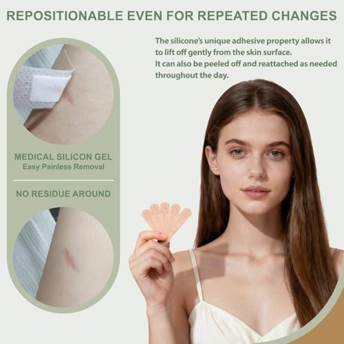 Hysimedy Silikonpflaster für empfindliche, fragile Haut – 3/4" x 3" – 60 Stück – Flexible Stoffpflaster, Latexfrei, Hypoallergen, Atmungsaktiv – Schonende Entfernung für Senioren und Kinder