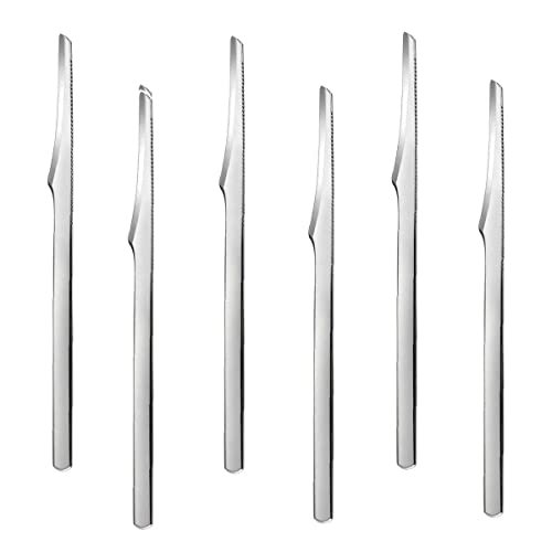 Pedicure-Messer-Set, Professioneller Fußhobel aus Edelstahl, 6-teiliges Hornhautentferner-Werkzeug für Männer und Frauen