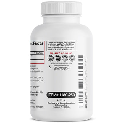 Bronson Rote Beete Extra Stärke, Non-GMO, 250 Vegetarische Tabletten