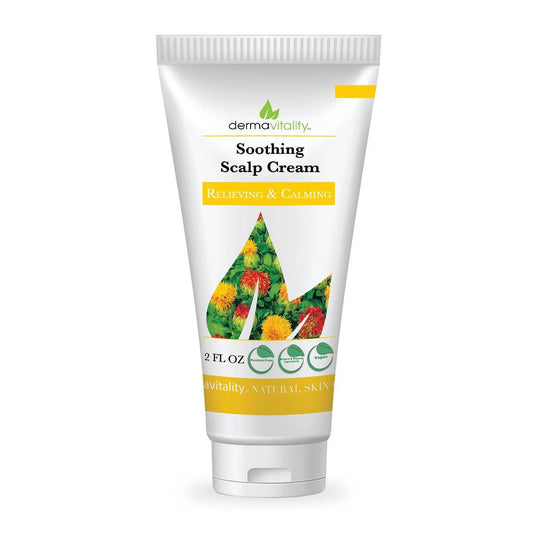 Dermavitality Beruhigende Feuchtigkeitsspendende Kopfhautcreme – Natürliche Bio-Lotion zur Beruhigung und Befeuchtung der Kopfhaut, 60 ml