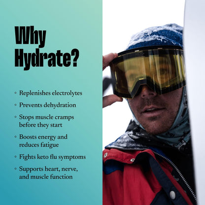 SALTT - Hydrate (4 oz) - Elektrolyt-Tropfen - Energie-Boost - Natrium, Kalium, Magnesium, Zink, Kupfer - Ungeschmackvoll - Ultra Low Carb - Zuckerfrei, Vegan, Glutenfrei, Nicht GVO - Von Keto Chow
