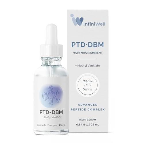InfiniWell PTD-DBM Peptid-Haarserum für volleres Haar – Kopfhautbehandlung für sichtbares Wachstum und Follikelerneuerung – Stärkung der Wiederherstellung, Strähnenintegrität und optimaler Dichte (25 ml)