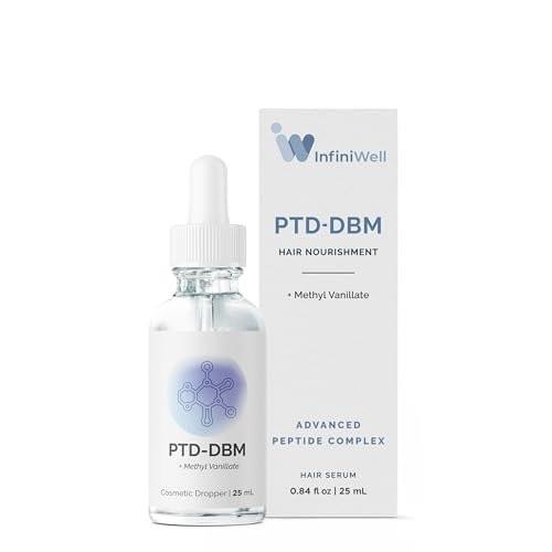 InfiniWell PTD-DBM Peptid-Haarserum für volleres Haar – Kopfhautbehandlung für sichtbares Wachstum und Follikelerneuerung – Stärkung der Wiederherstellung, Strähnenintegrität und optimaler Dichte (25 ml)