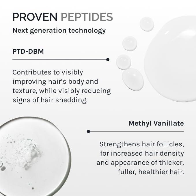 InfiniWell PTD-DBM Peptid-Haarserum für volleres Haar – Kopfhautbehandlung für sichtbares Wachstum und Follikelerneuerung – Stärkung der Wiederherstellung, Strähnenintegrität und optimaler Dichte (25 ml)