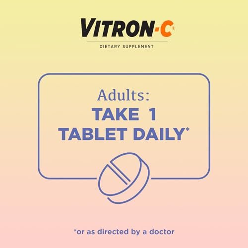 Vitron-C Eisenpräparat für Frauen mit Vitamin C – Unterstützt die Bildung roter Blutkörperchen und das Immunsystem, 60 Tabletten
