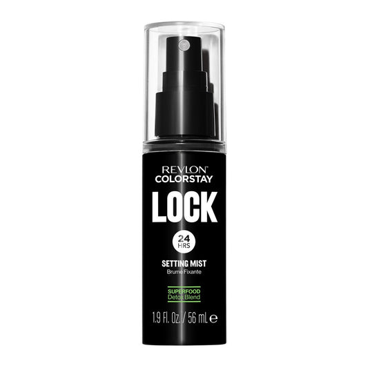 Revlon Colorstay 24h Lock Setting Mist – Mattierender & ölabsorbierender Make-up-Fixierspray, übertragungssicher & maskenfreundlich, 56 ml