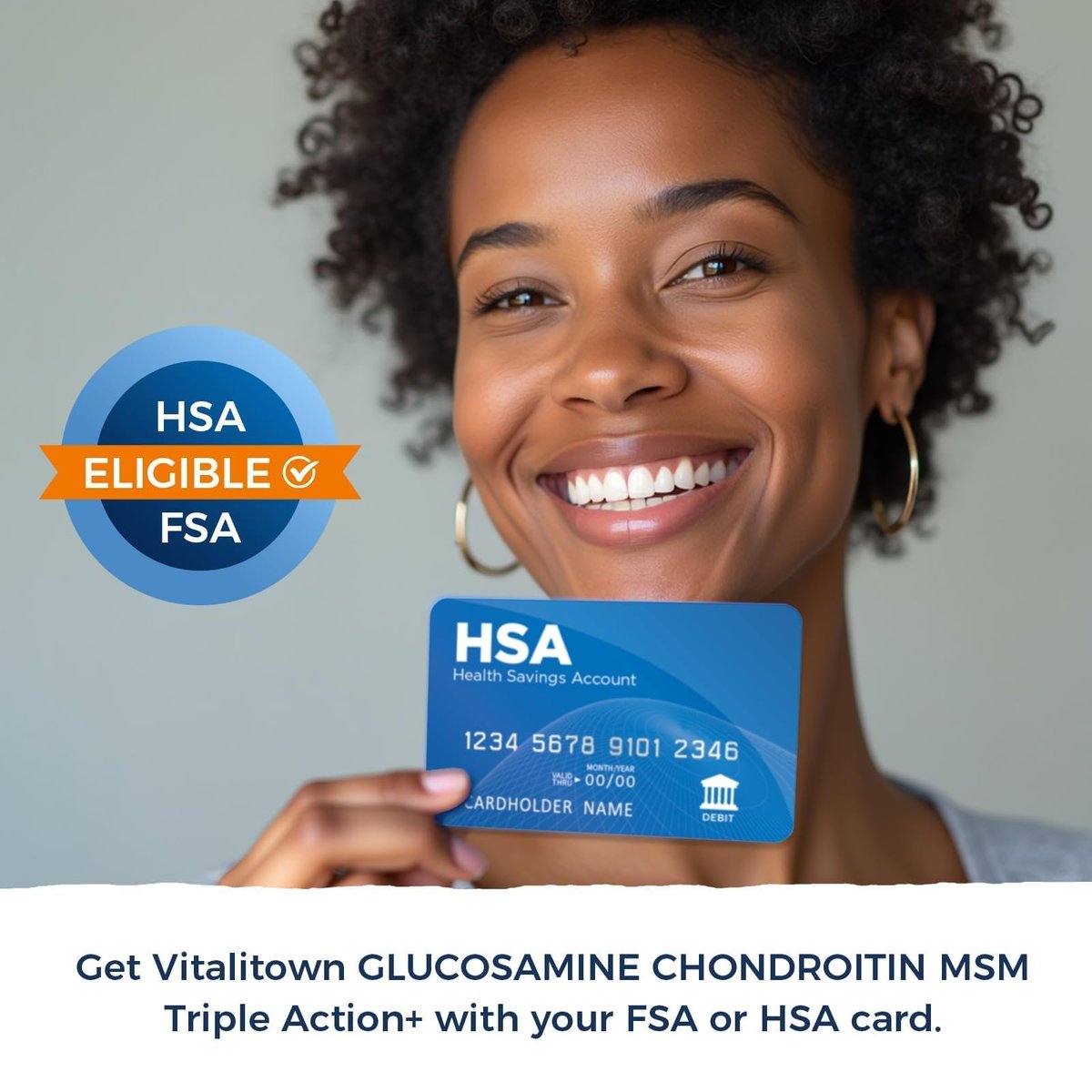 Vitalitown Glucosamin Chondroitin MSM | Kollagen, Boswellia, Kurkuma, Hyaluronsäure, Bromelain | Triple Action+ Formel | 12 Inhaltsstoffe | 90 Tabletten, Ohne Schalentiere