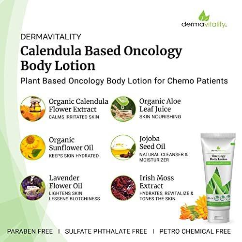 UltimateVitality Oncology Creme für Chemo-Patienten – Natürliche, organische Chemo-Lotion, paraben- und phthalatfrei, feuchtigkeitsspendend für empfindliche und gereizte Haut – 170 g